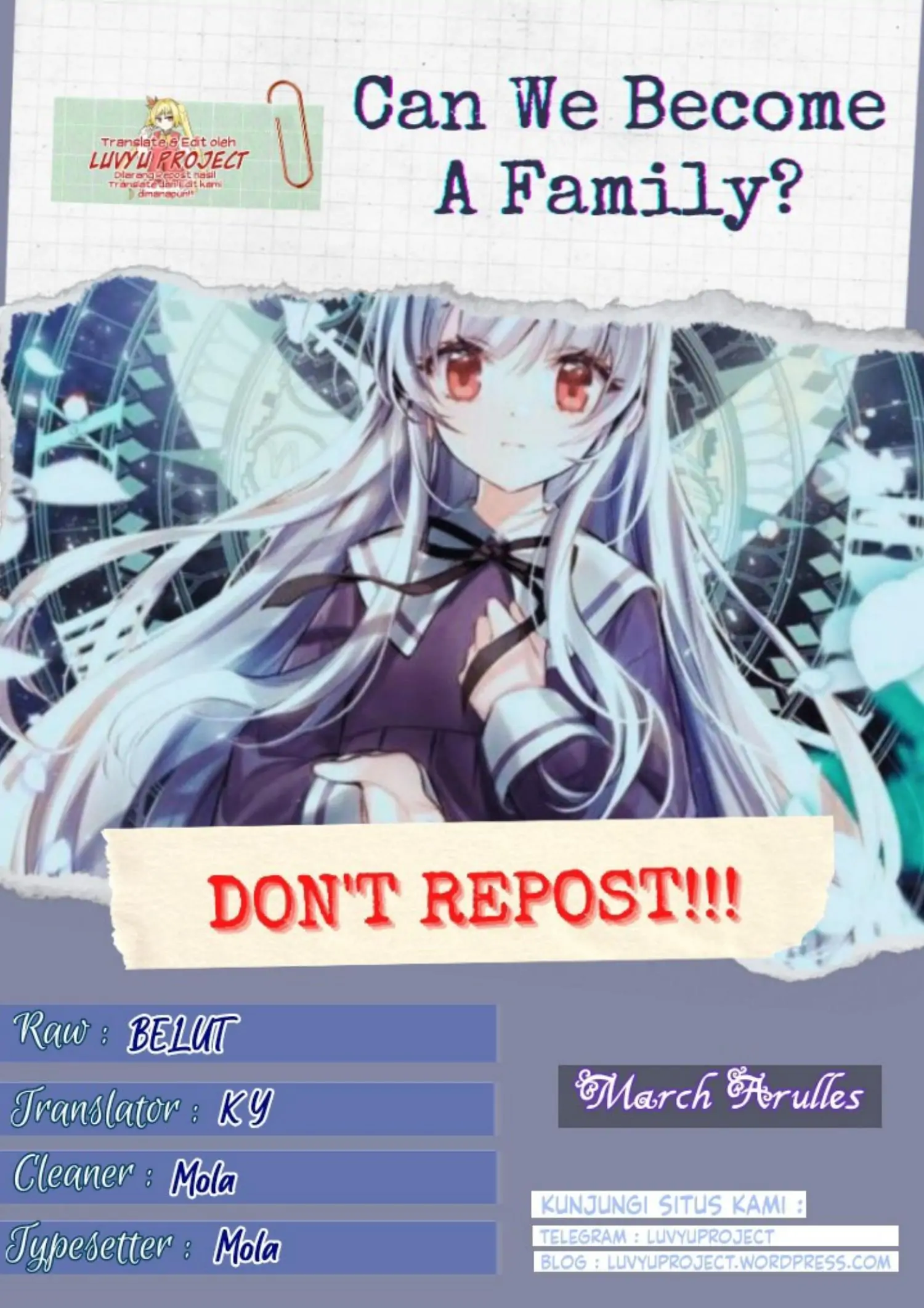Can We Become a Family? [Luvyu Project]-Chapter 21